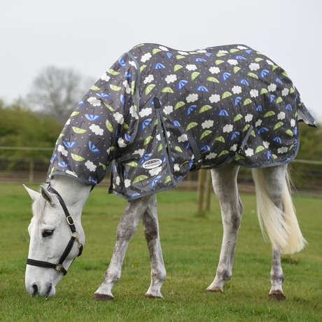 WeatherBeeta ComFiTec Essential Mesh II Combo Neck Fly Rug #colour_umbrella-print